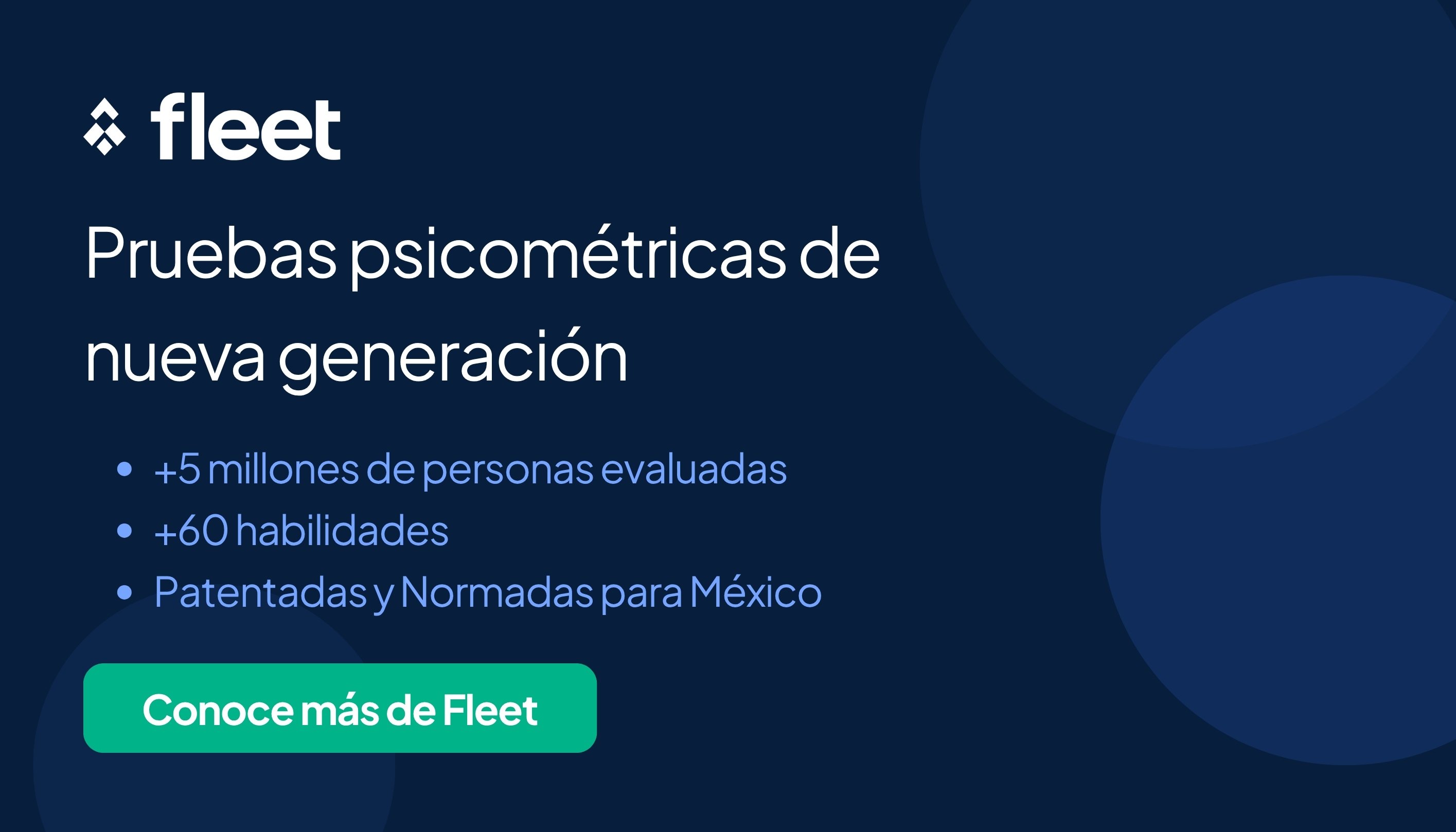 Fleet - Pruebas psicométricas de nueva generación
